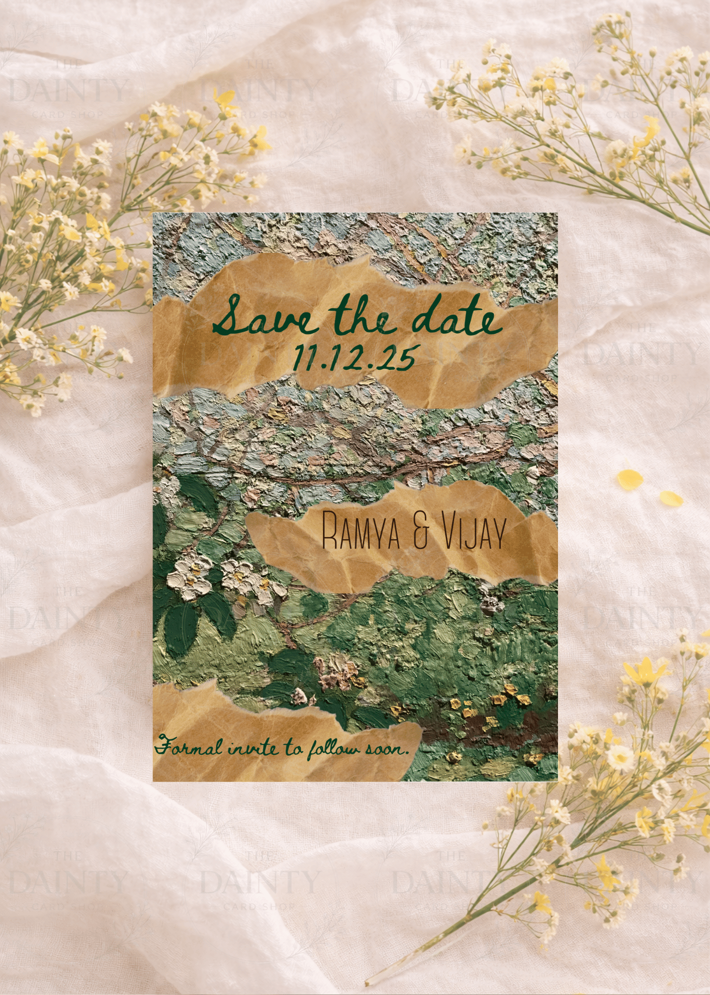 Art lover | Save the date Editable Digital Invitation Template | Canva Invitation | Printable & WhatsApp Invite | Instant Download