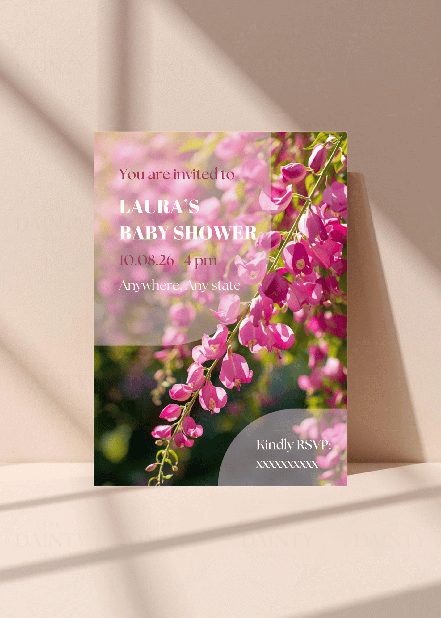 Enchanted garden | Baby shower Editable Digital Invitation Template | Canva Invitation | Printable & WhatsApp Invite | Instant Download