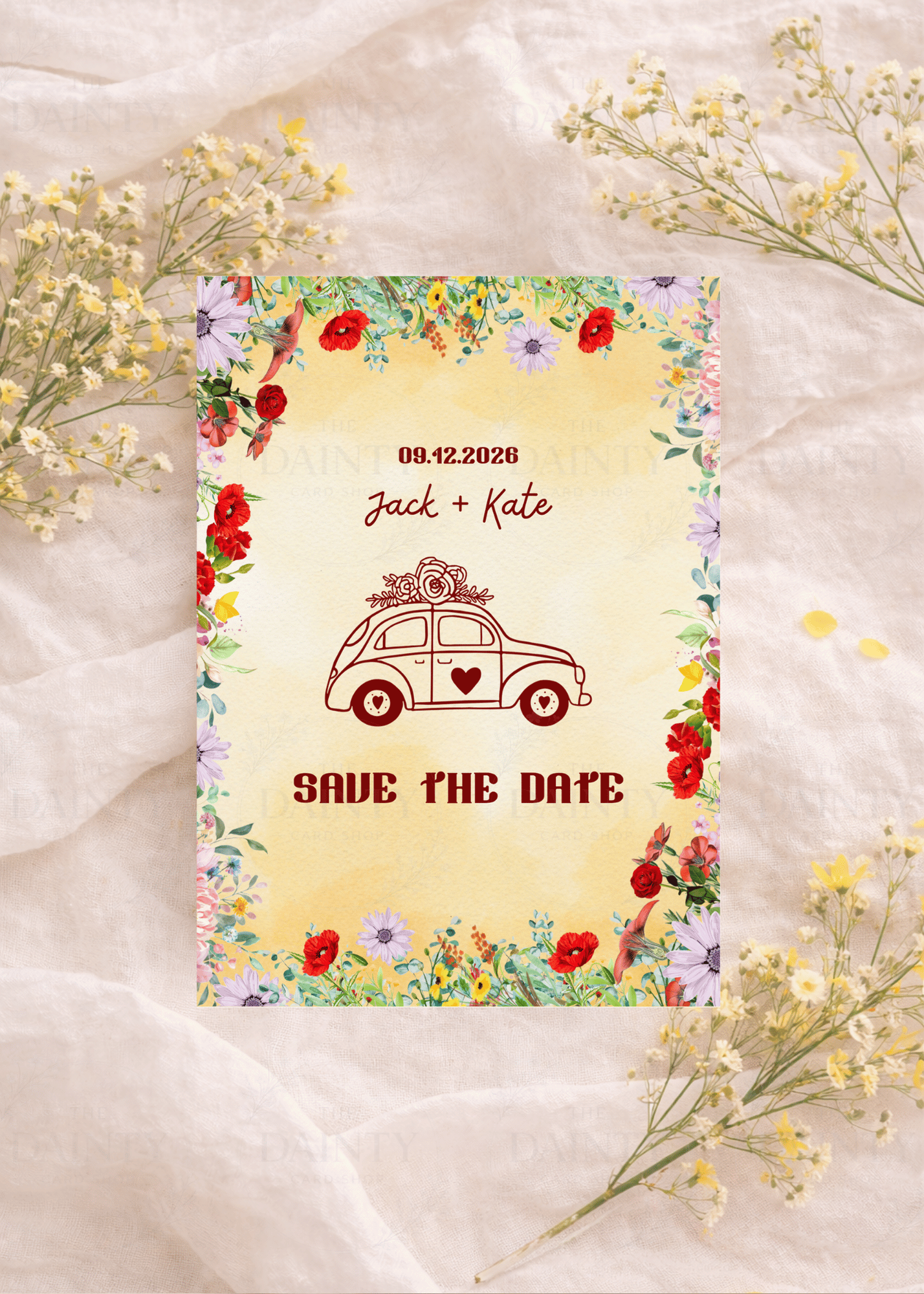 Off we go | Save the date Editable Digital Invitation Template | Canva Invitation | Printable & WhatsApp Invite | Instant Download