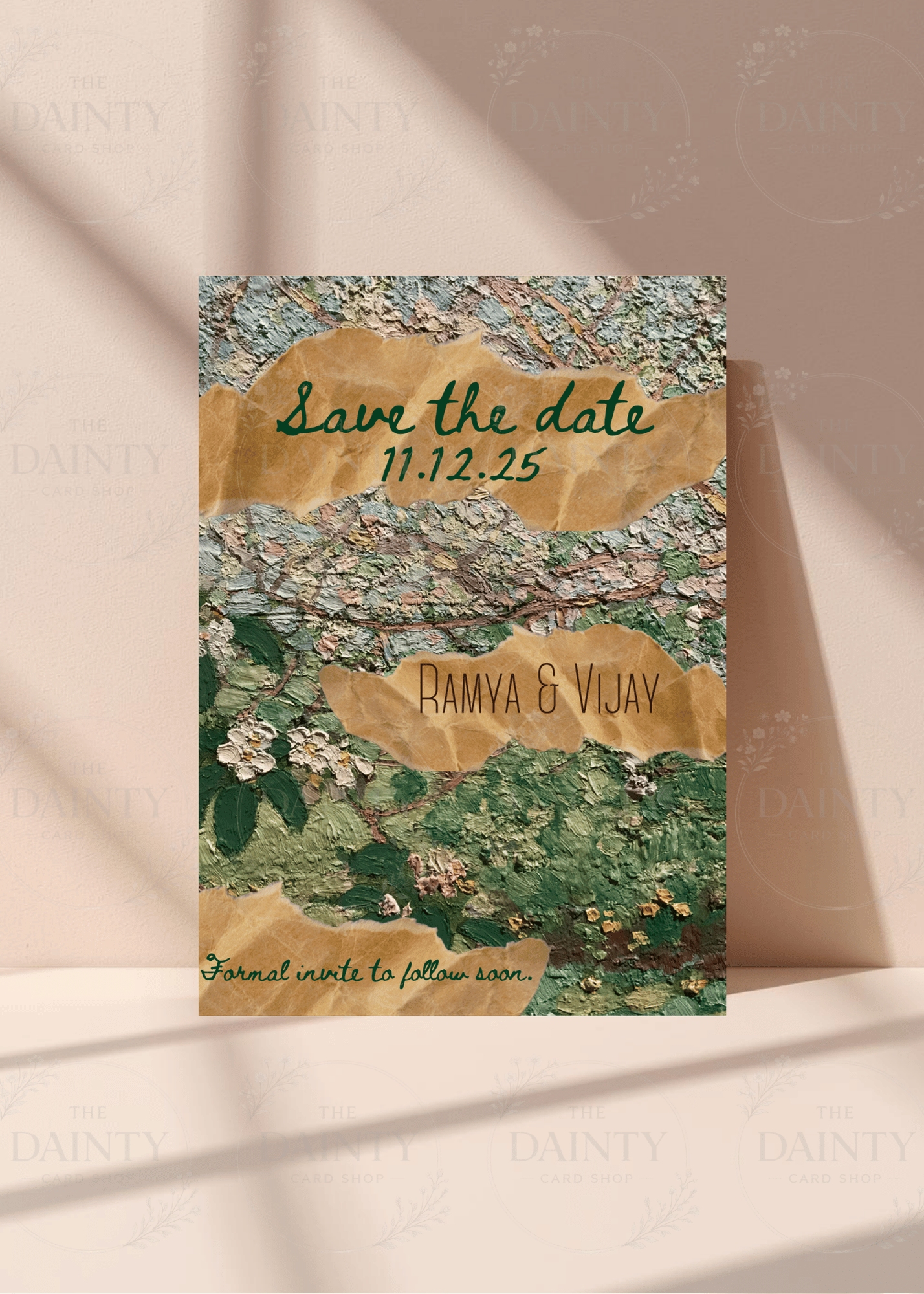 Art lover | Save the date Editable Digital Invitation Template | Canva Invitation | Printable & WhatsApp Invite | Instant Download
