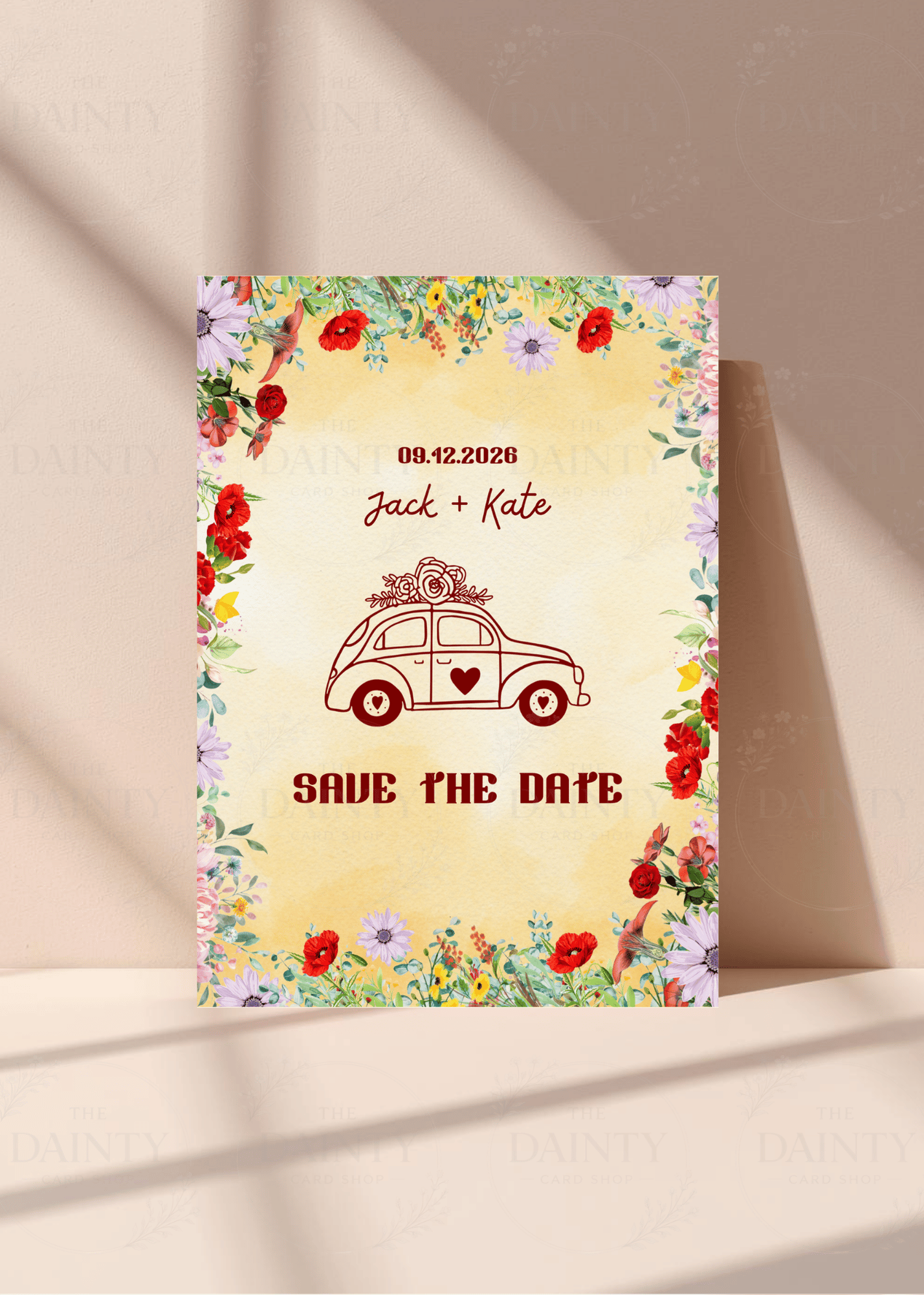 Off we go | Save the date Editable Digital Invitation Template | Canva Invitation | Printable & WhatsApp Invite | Instant Download